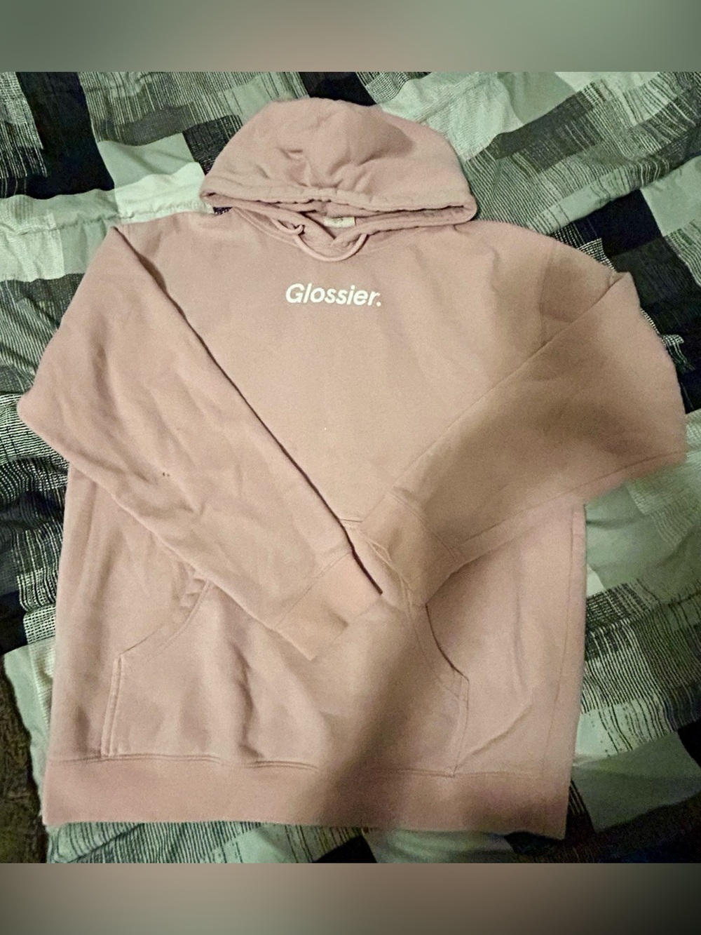 Glossier Hoodie 💋- Dusty Pink Pullover